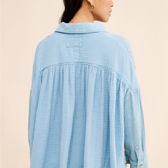 Free People Cardiff Oversized Top❤️ NWOT - Picture 6 of 7